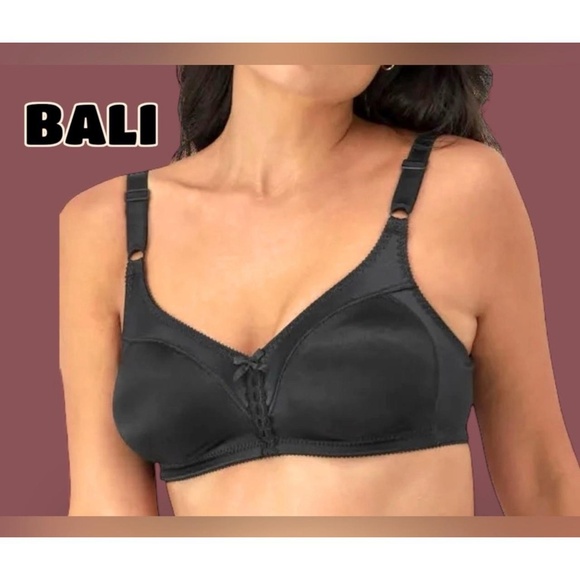 BALI Womens Full Coverage Bra 36DD Black Molded Cups Supportive Comfortable - Picture 1 of 6